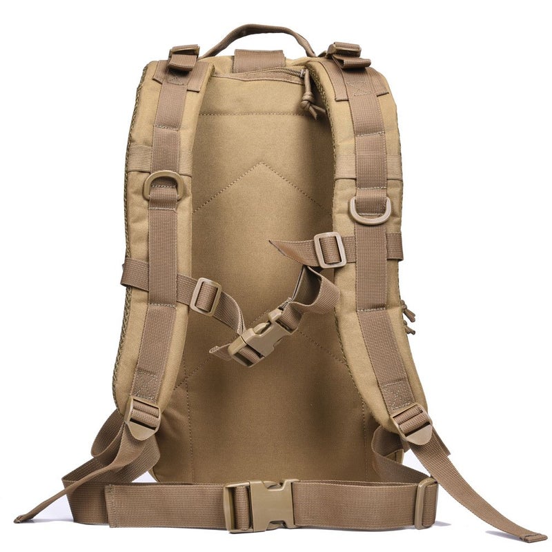 REEBOW GEAR Tactical Backpack for Men Army Molle Military Style Assault Pack Bug Bag Backpacks Daypack (34L Tan) - Image 5